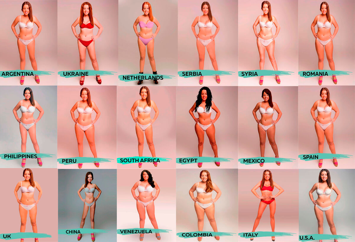 La bellezza delle donne, secondo le donne. Per italiane magrezza e 49 kg peso ideale.