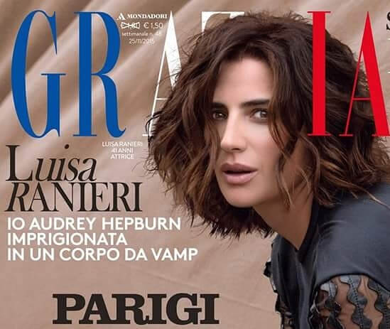 Luisa Ranieri, idee per addolcire il viso con colore e piega. Trend inverno 2015