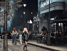 Anita Caprioli e Valeria Solarino, attrici eleganti e rock alla sfilata Chanel di Roma