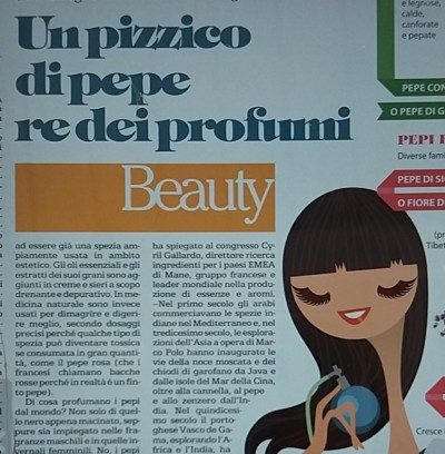 Pepi dal mondo, i nasi a Pitti Fragranze mi spiegano come si usano nei profumi e in cucina (dove è sconsigliato quello in polvere!)